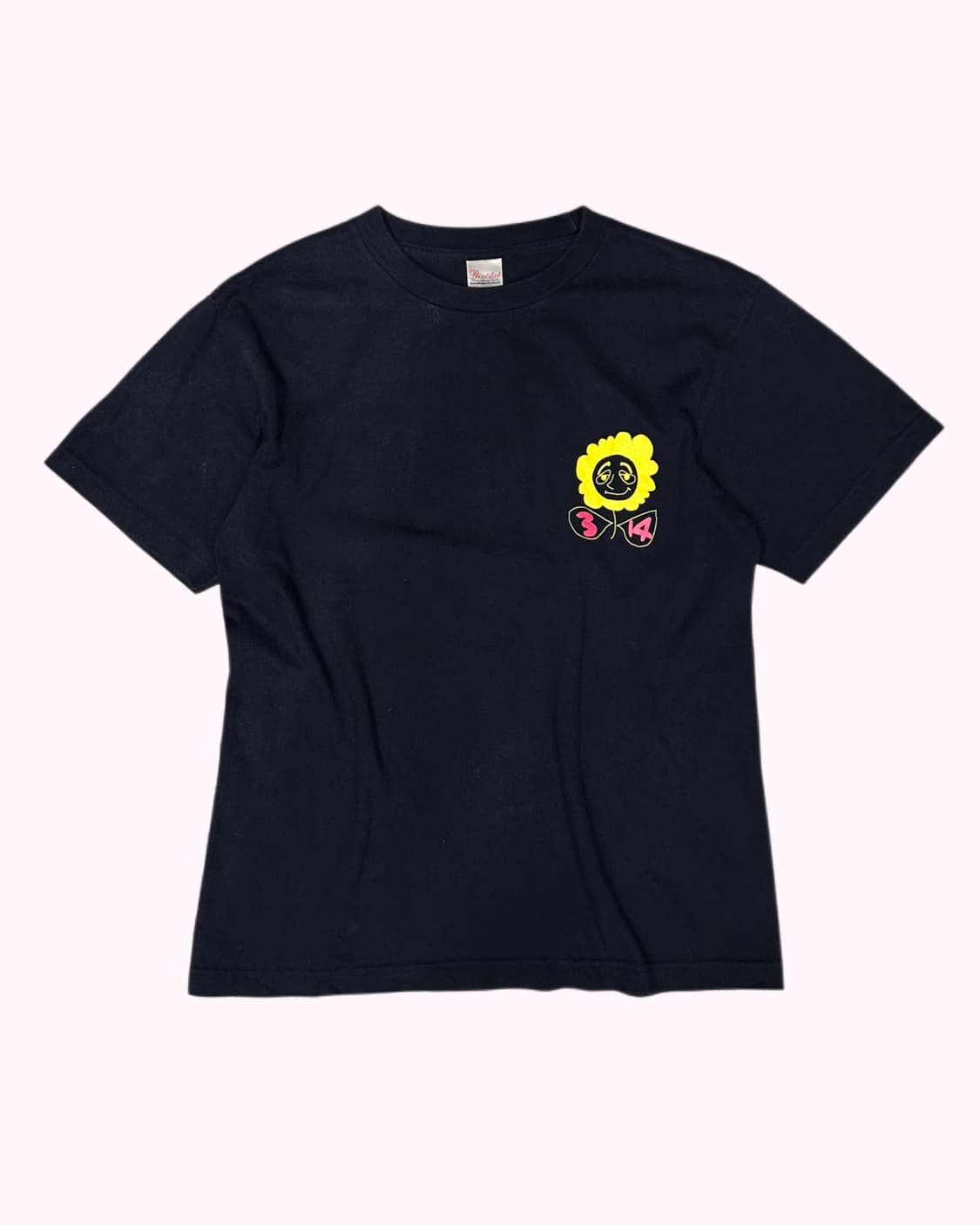 hiragana printing navy t-shirt 상품이미지2