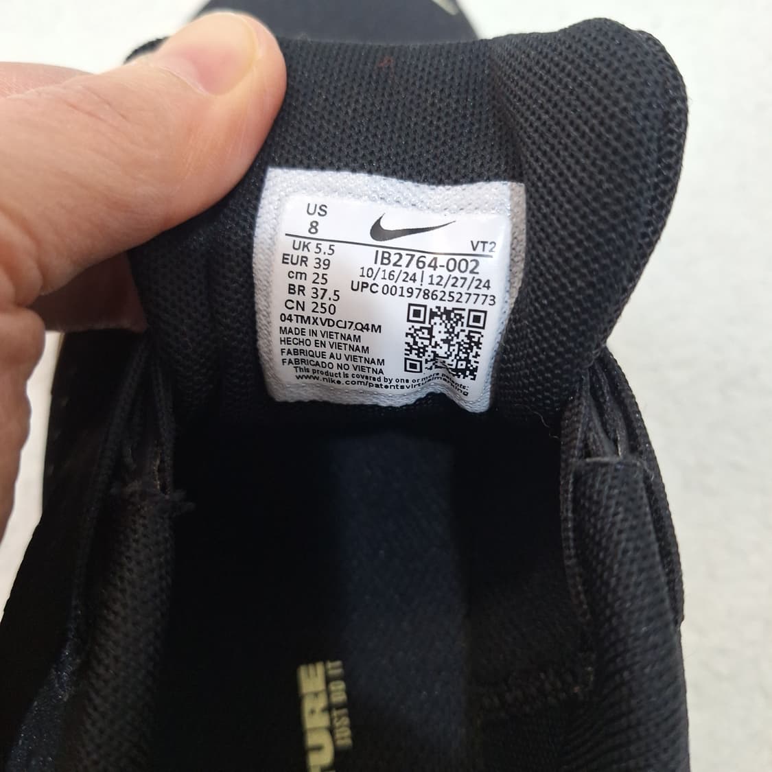 나이키  에어줌업턴 운동화250(상태좋음) 상품이미지8