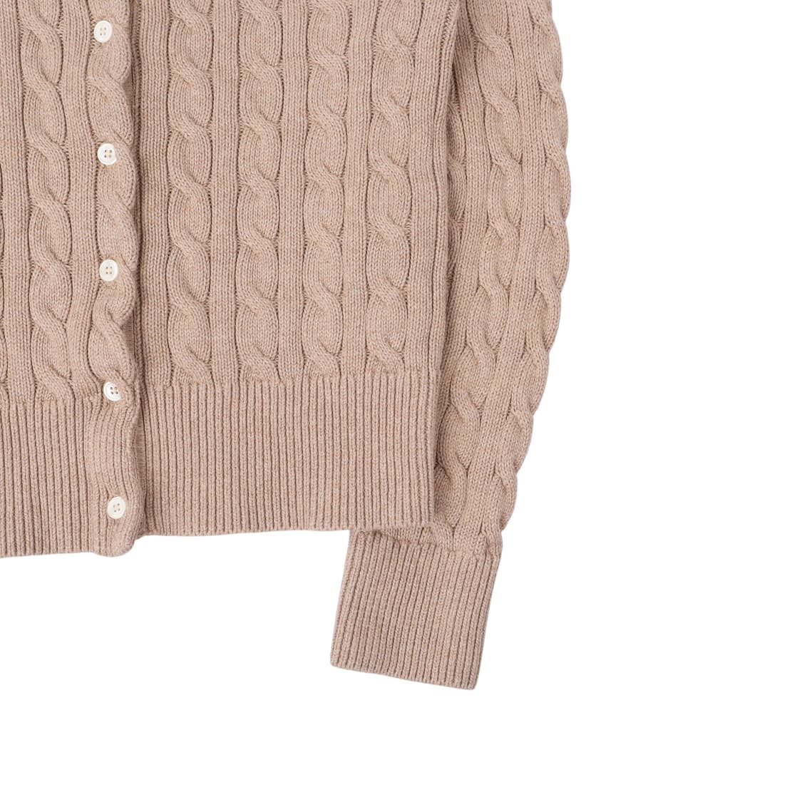 폴로 랄프로렌 신형 qr 베이지 케이블 니트 가디건 상품이미지4