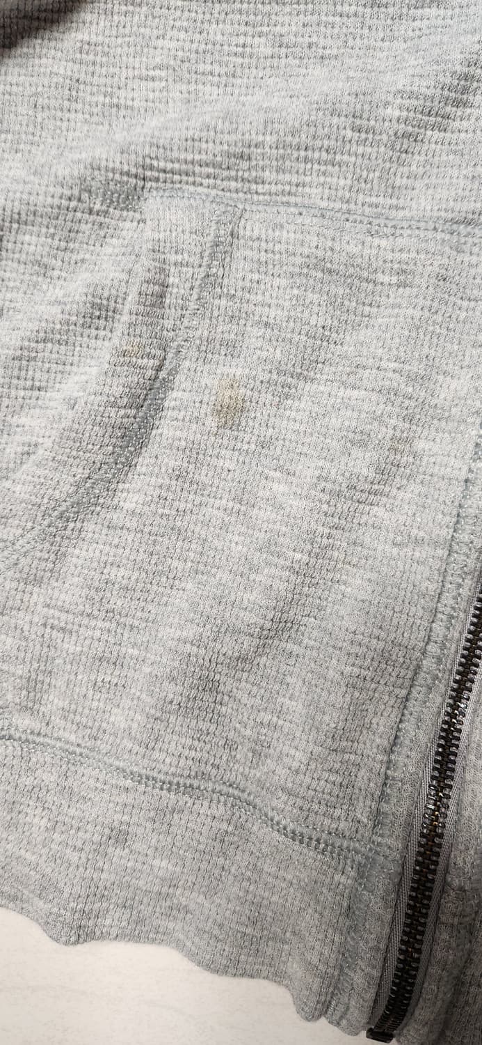 빈티지 아베크롬비 와플 그레이 후드집업 L 상품이미지4
