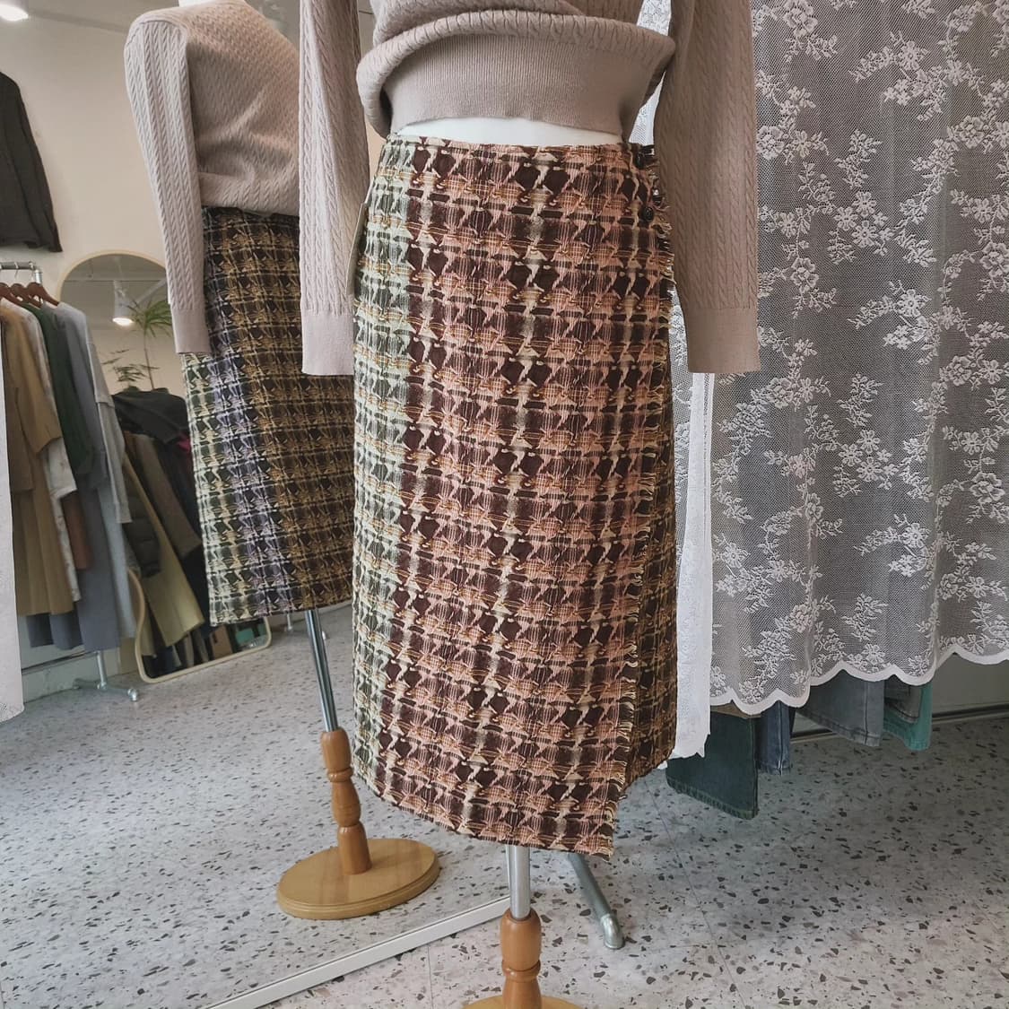 Yuki torii 그라데이션 랩스커트(Japan made) 상품이미지9