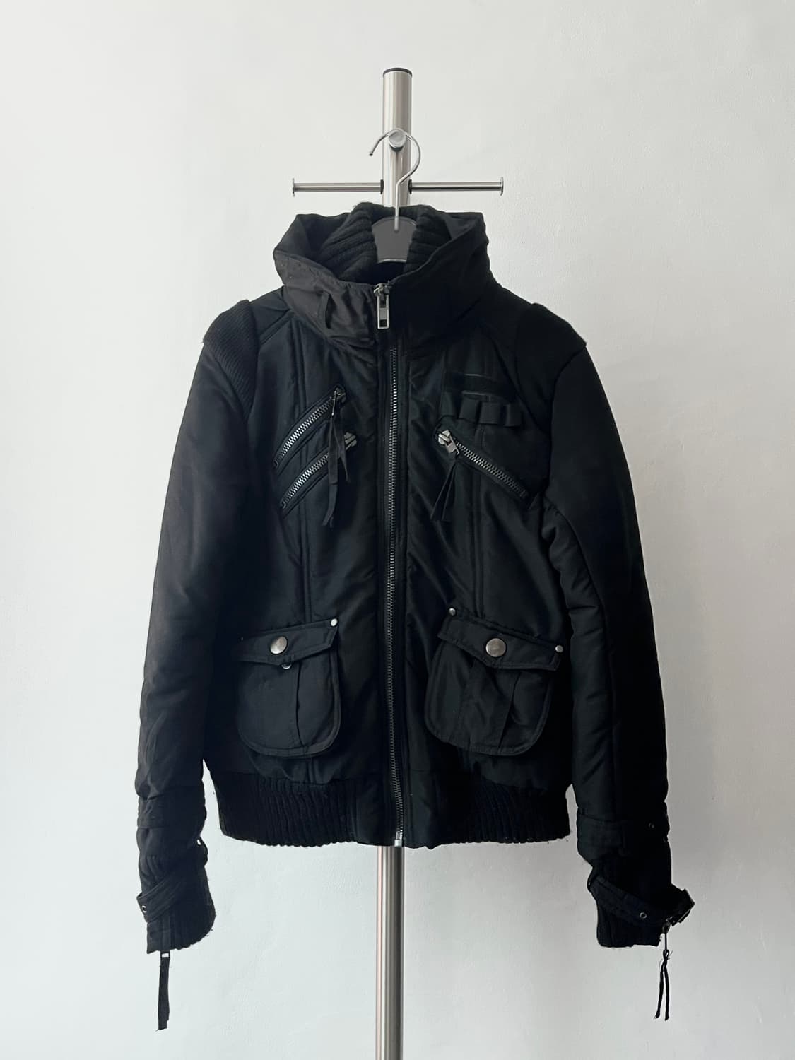 Black Utility Padded Jacket 상품이미지2