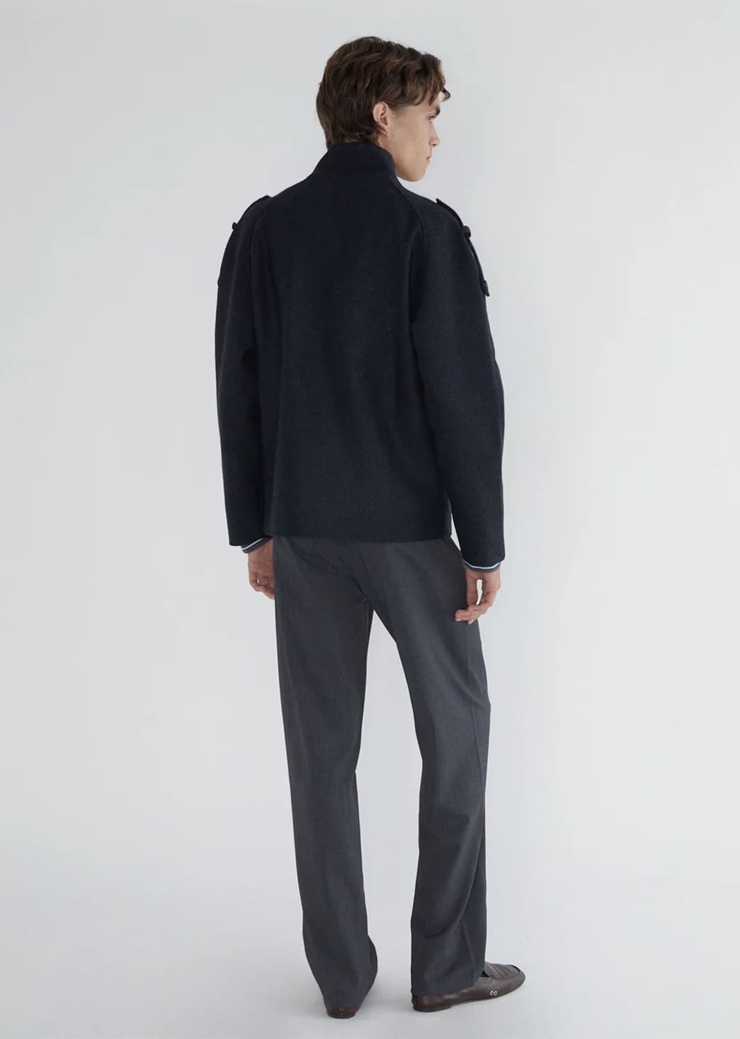 [M,L]팔로마울 Ferro 울 자켓/네이비 상품이미지8