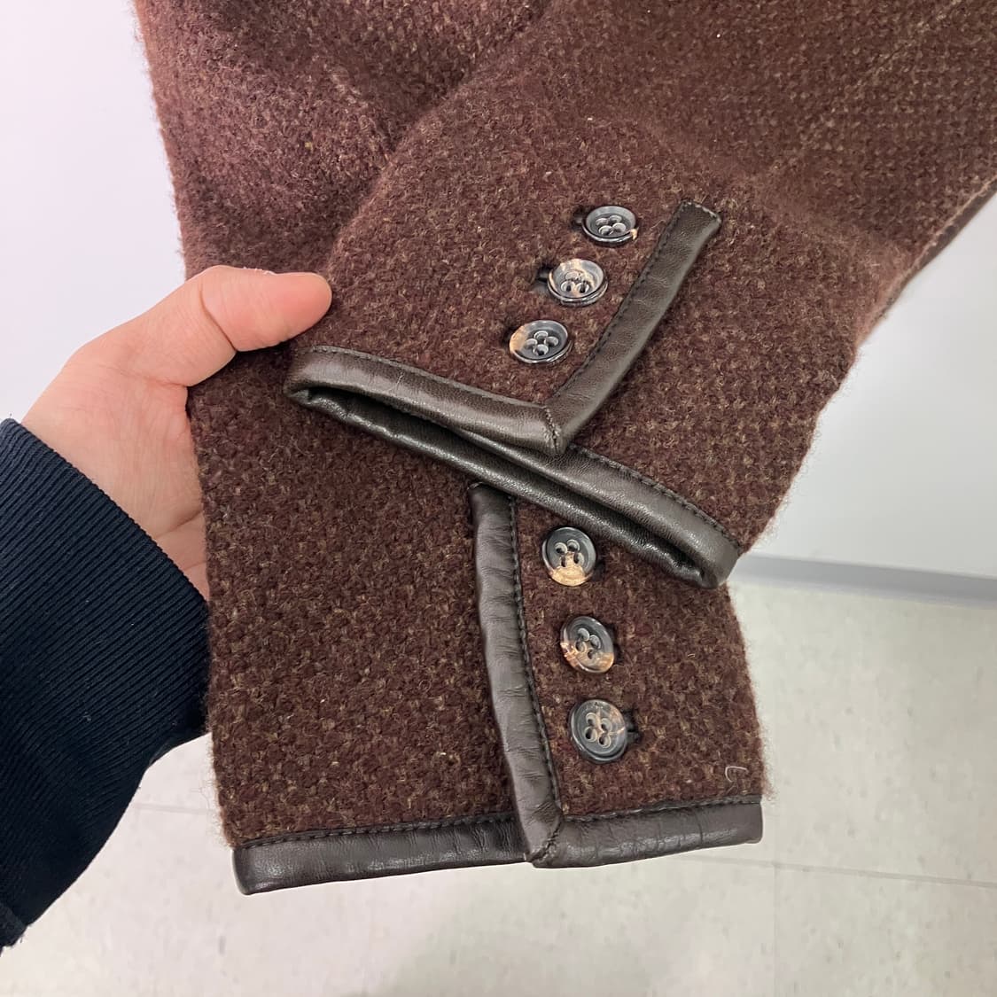 로로피아나 브라운 캐시미어 자켓  상품이미지8