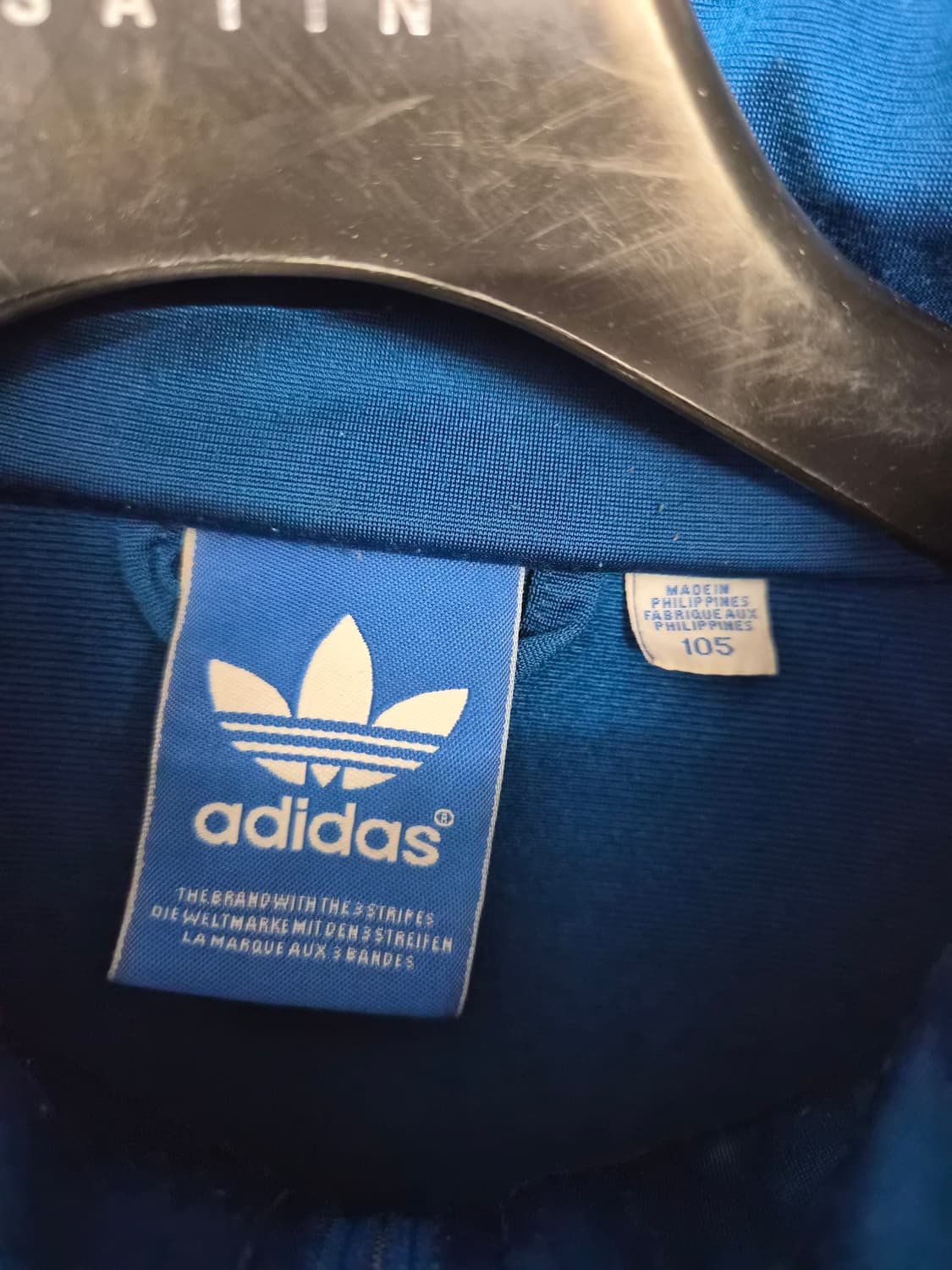 105) 아디다스 파이어버드 트랙탑 져지 블루/오렌지 팝니다 상품이미지3