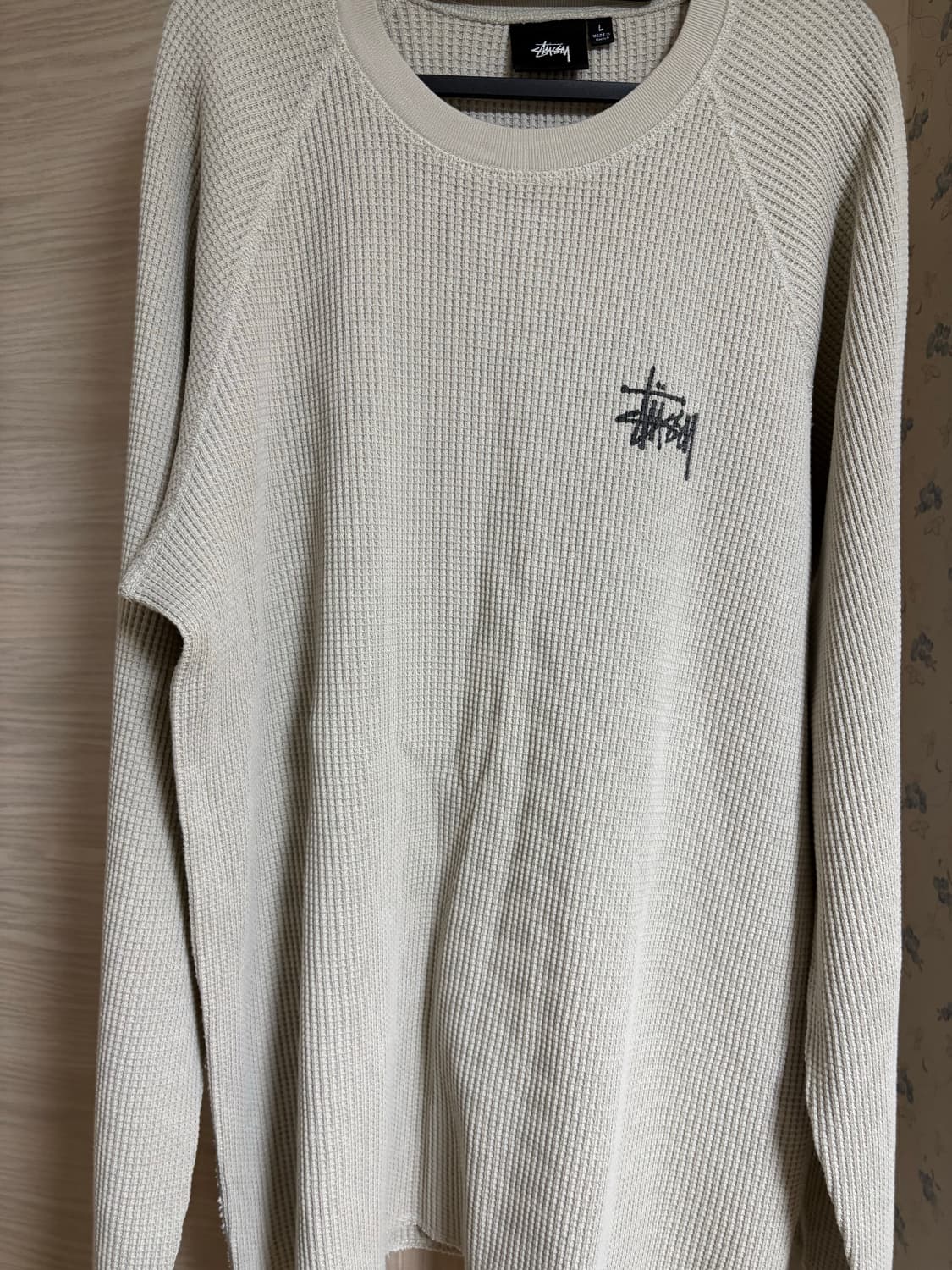 스투시 레글런 써멀 롱슬리브 크루 본 상품이미지1