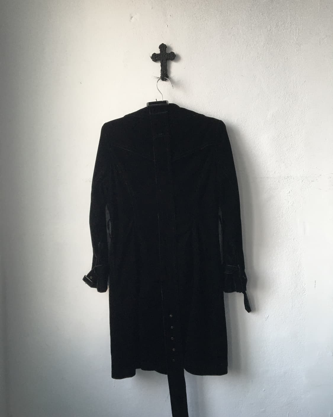 Belted velour jacket 상품이미지5