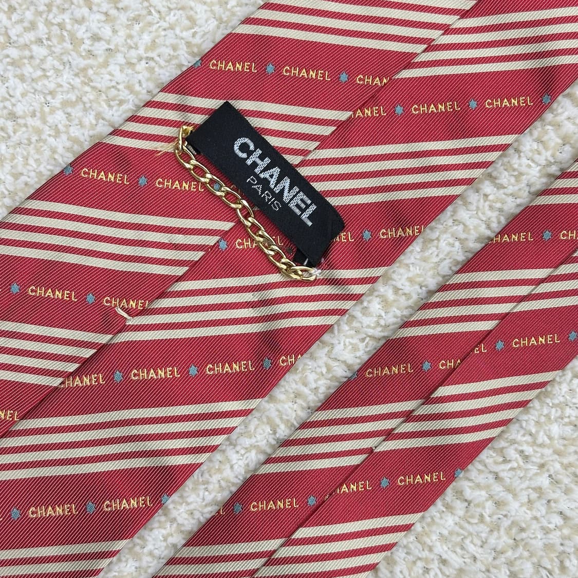 샤넬 실크 넥타이 상품이미지4