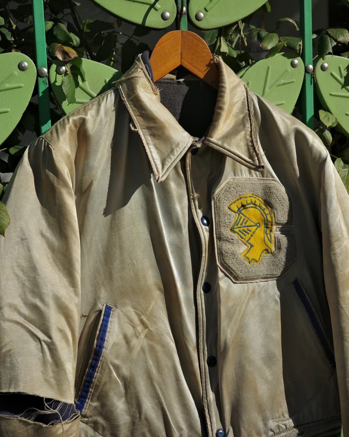 50‘s 리버시블 디스트레스드 레터맨 자켓 상품이미지2