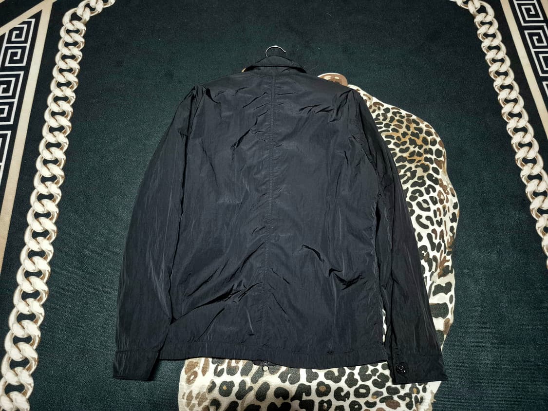 스톤 아일랜드 나일론 텔라 TC 오버셔츠 자켓 블랙 L 정품 상품이미지4