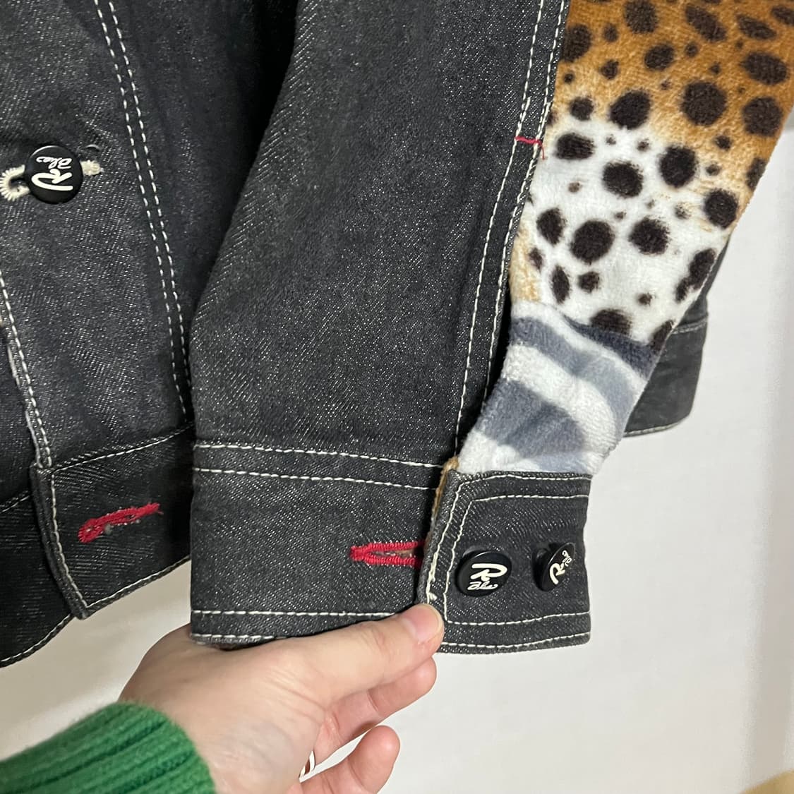 RAW BLUE 애니멀 트리커 자켓 XL 상품이미지6