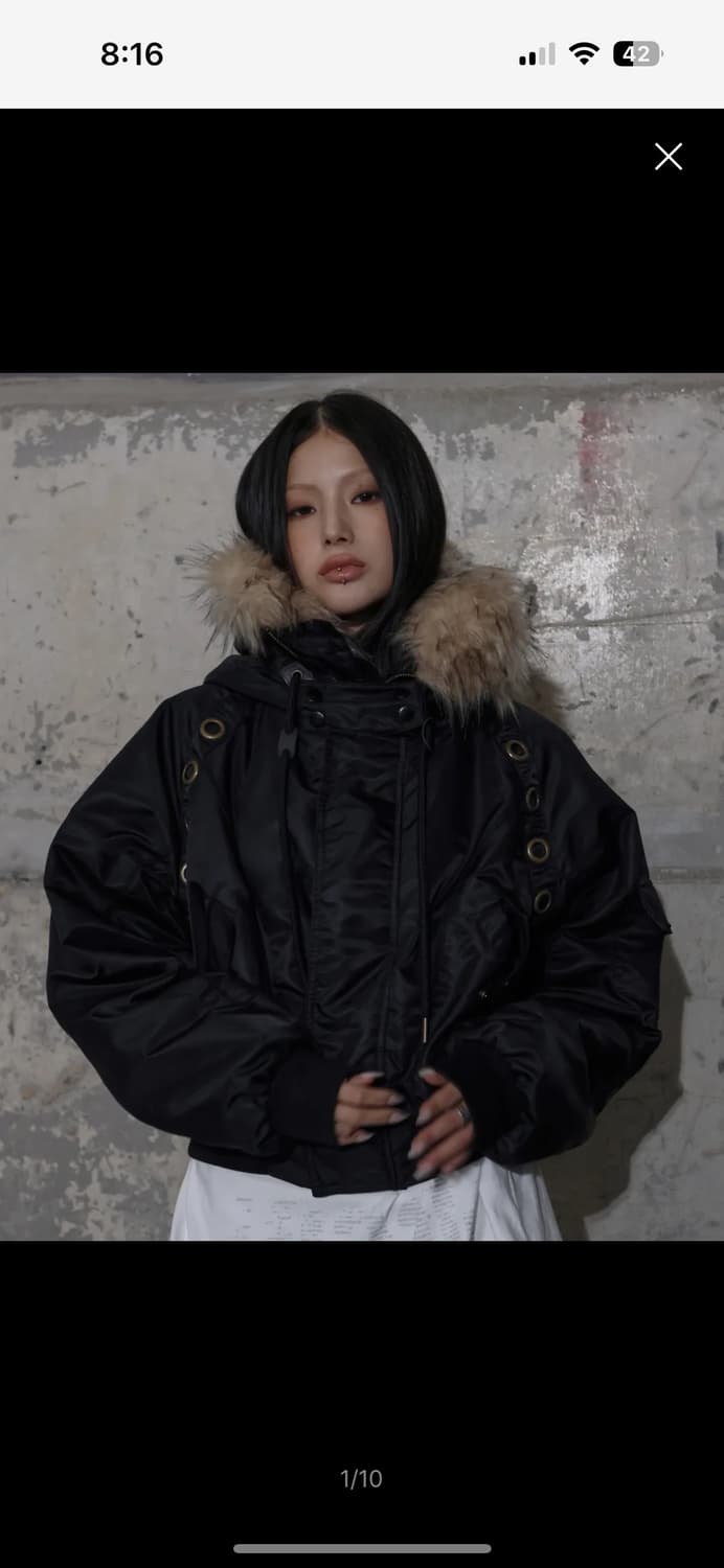 팬시클럽 아일렛 퍼 MA-1 상품이미지1