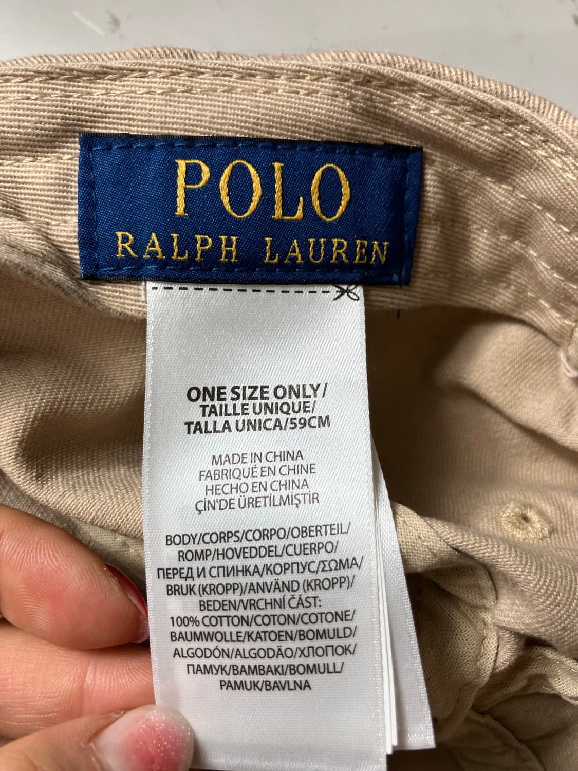 폴로 랄프로렌 로고 베이비 볼캡 F 상품이미지4