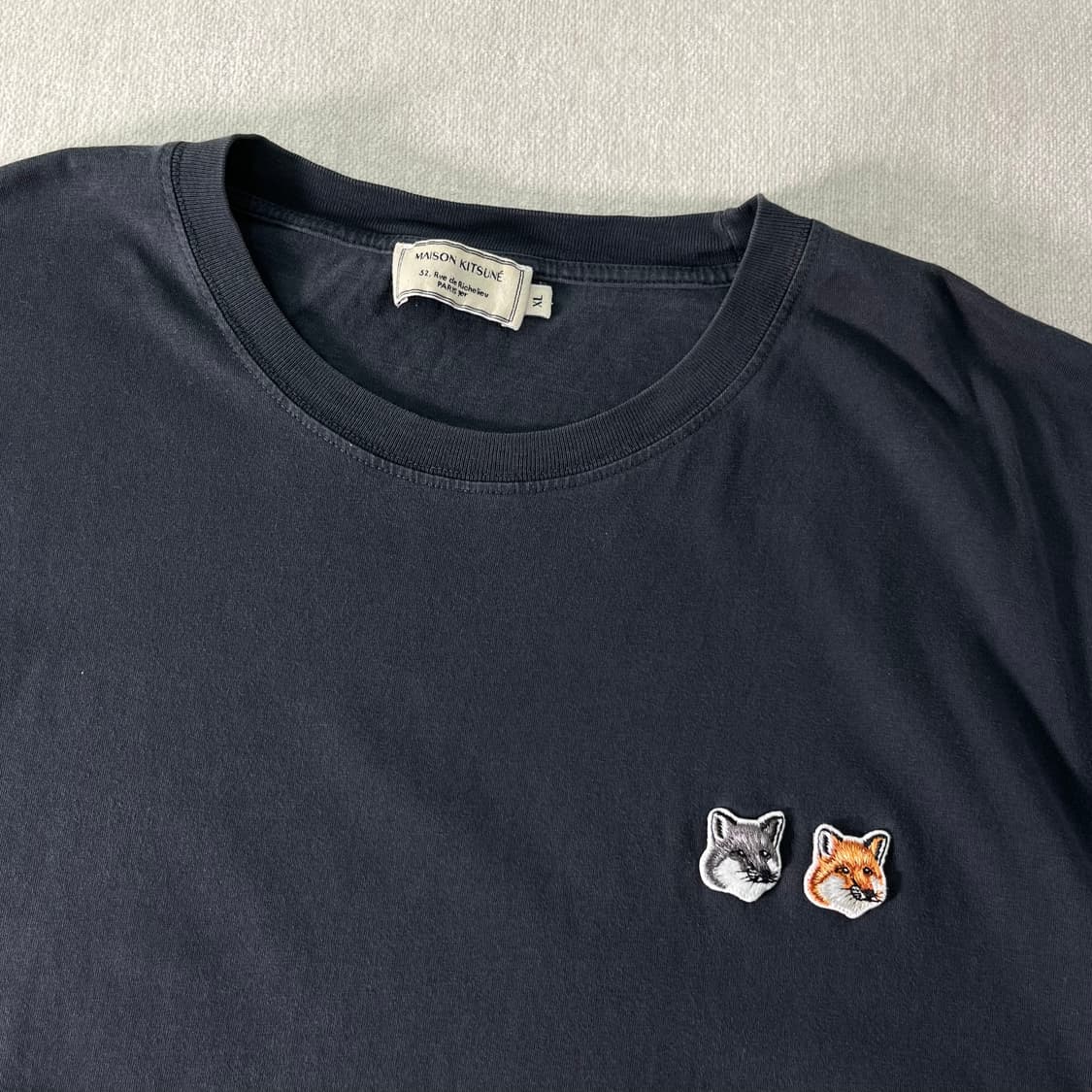 100 메종키츠네 투폭스 반팔티 상품이미지2