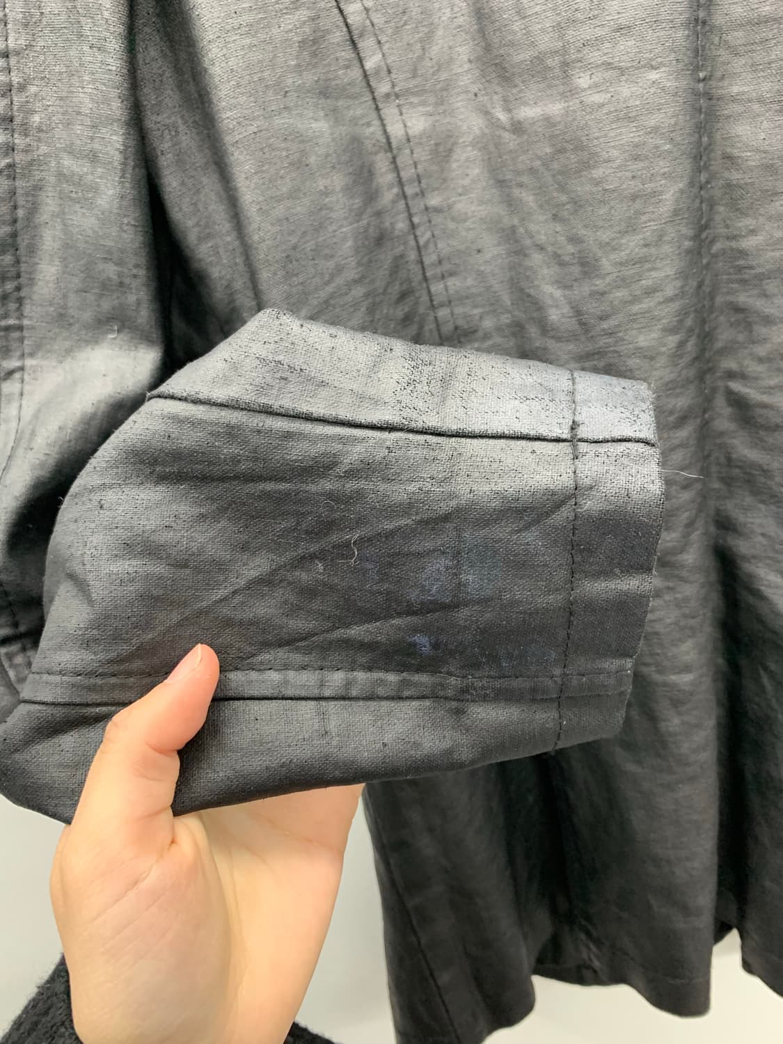 지퍼 코팅레더 자켓 상품이미지5