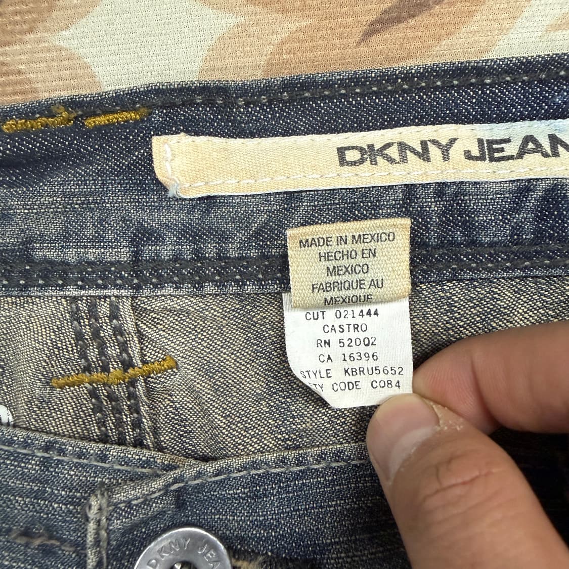 (36)디케이엔와이 DKNY 와이드 데님 팬츠 상품이미지5