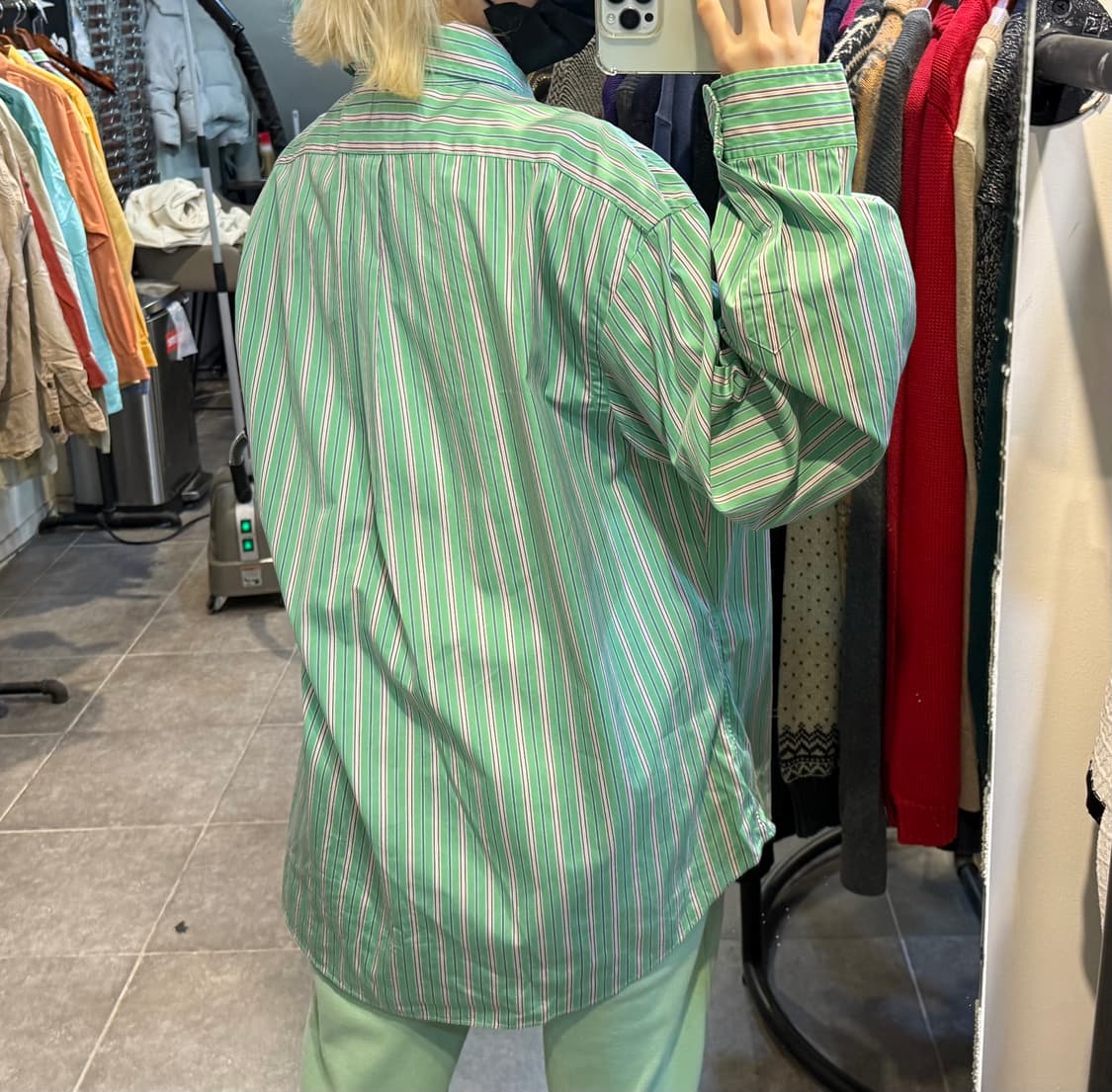 [No.9]Polo 폴로 스트라이프 긴팔셔츠 상품이미지5