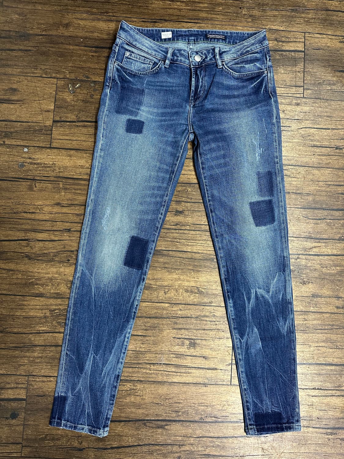 타미힐피거 데님 패치 워싱 청바지 28사이즈 새제품 올드스쿨 상품이미지1