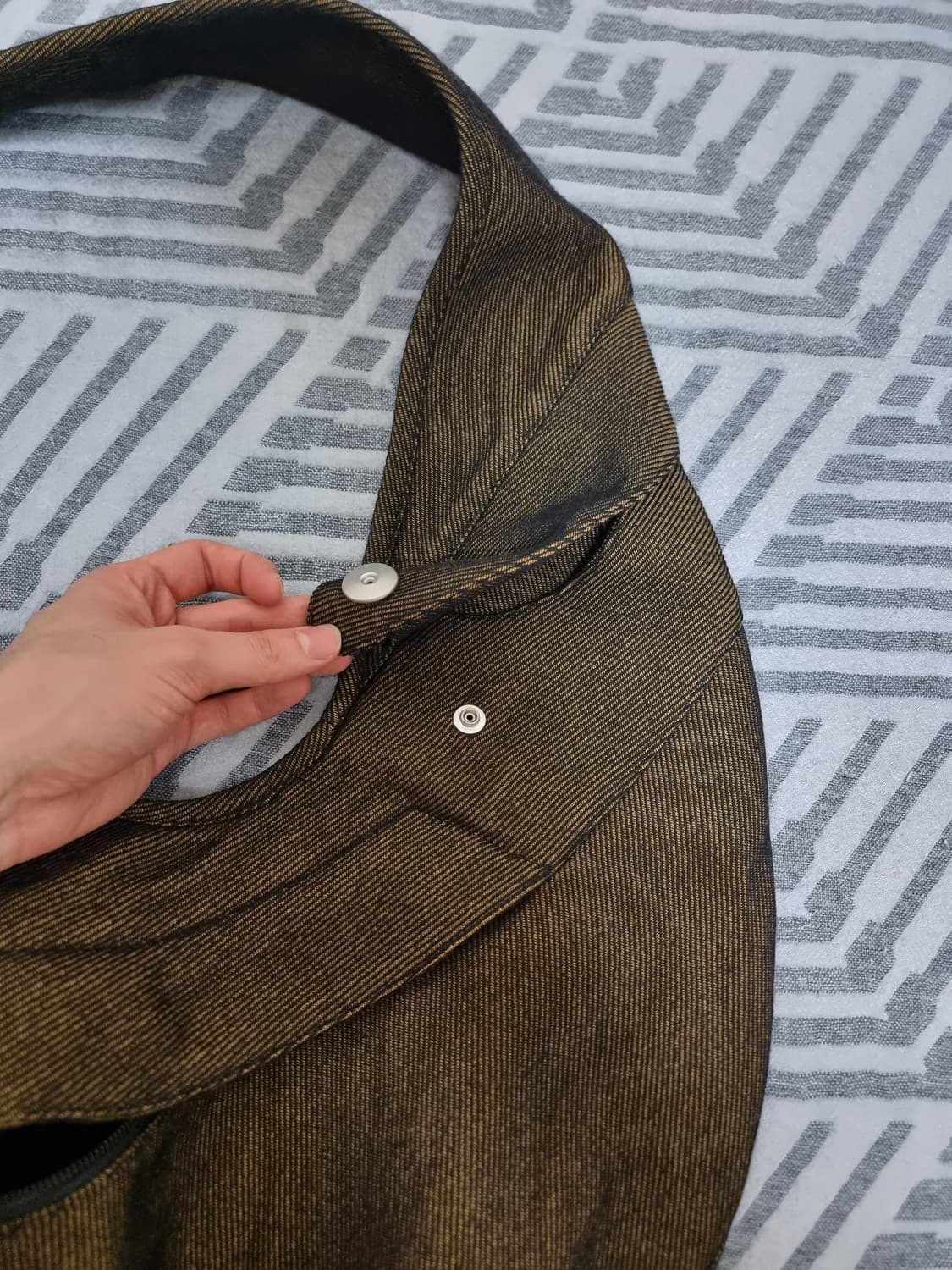 오마르 아프리디 YELLOW TWILL MIDI LIDIA BAG 상품이미지4