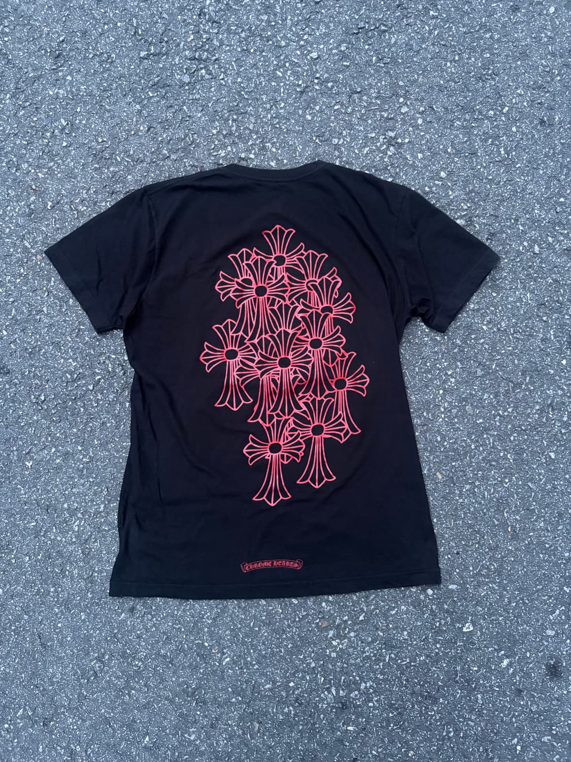 Chrome hearts red cemetery t shirt 상품이미지1