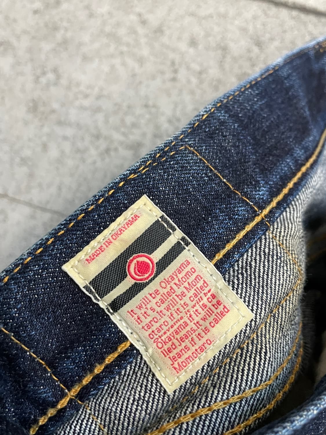 모모타로 진 0306 셀비지 데님 팬츠  상품이미지9