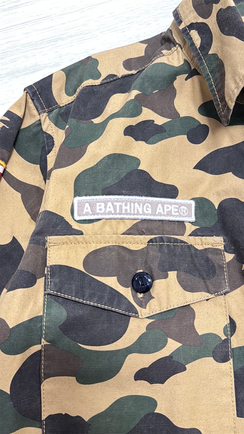 베이프 황계 셔츠 S 상품이미지2