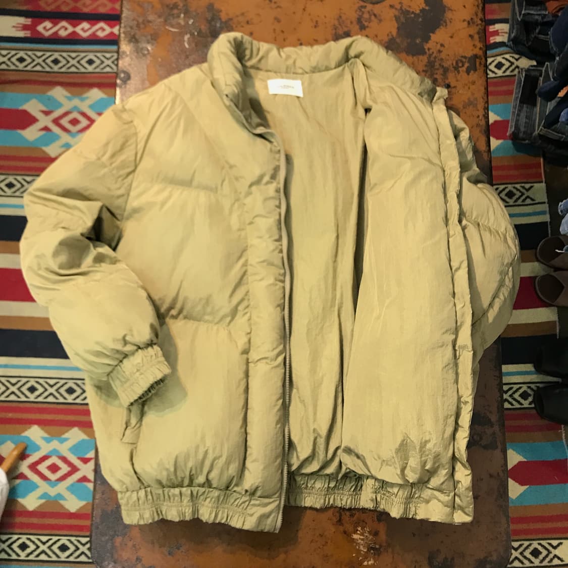 이자벨 마랑 에뚜왈 글로즈 카키 푸퍼 패딩 여성 프리사이즈  상품이미지4