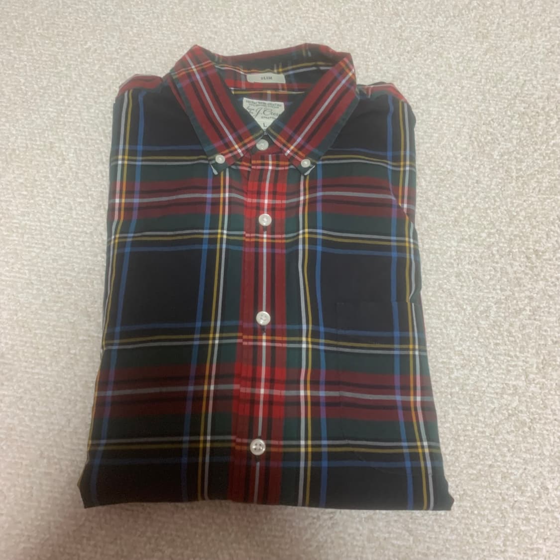 제이크루 체크 긴팔남방 105 상품이미지1