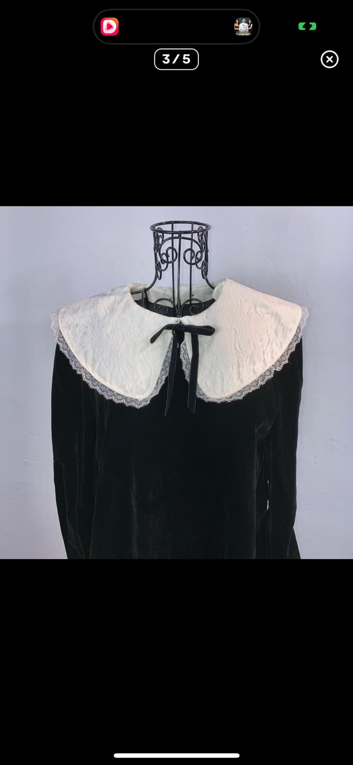 벨벳 베이비돌 원피스 상품이미지3