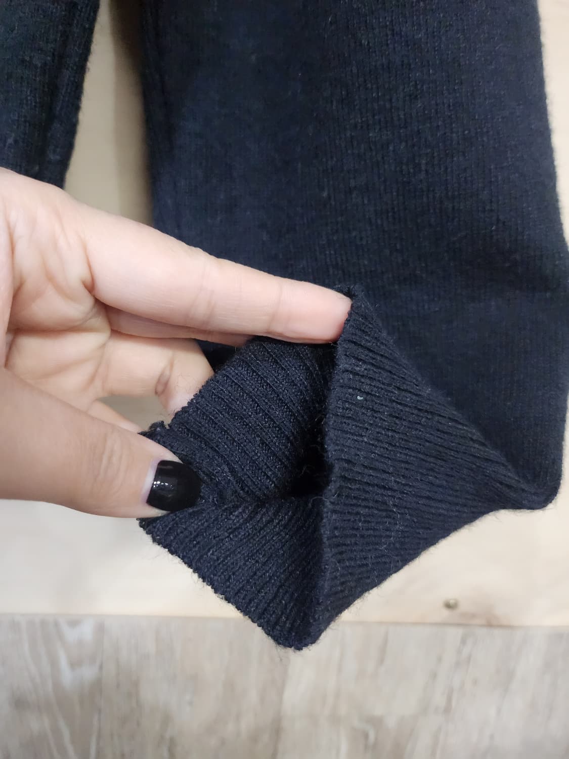 672) 사선 단추 포인트 가디건 상품이미지6