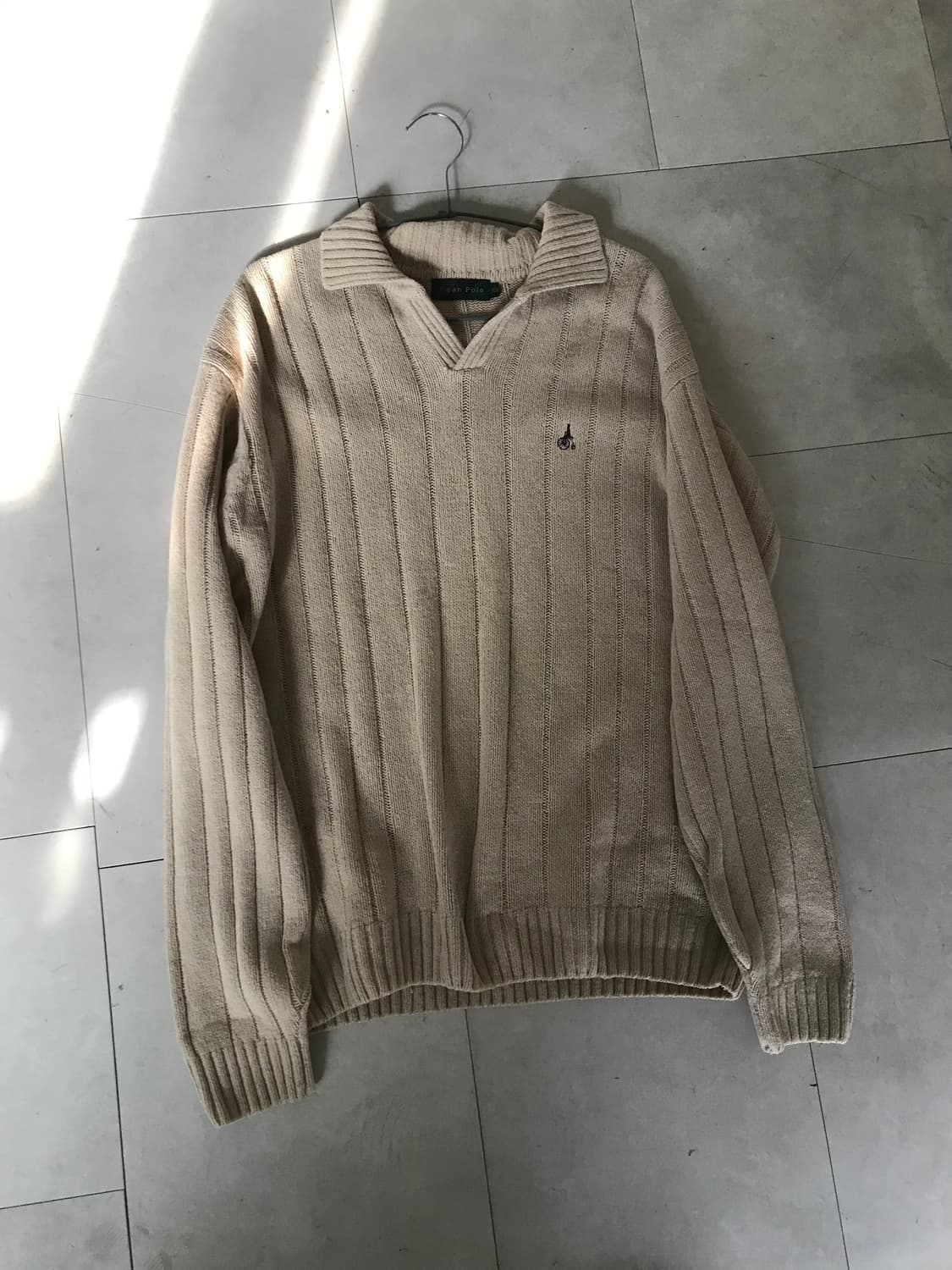 빈폴 베이지 카라 니트 상품이미지9