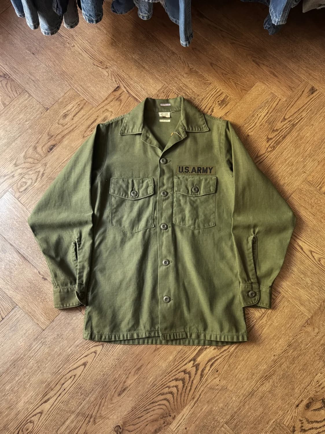 [XS]70's 오리지널 U.S ARMY OG-107 밀리터리 셔츠 상품이미지1