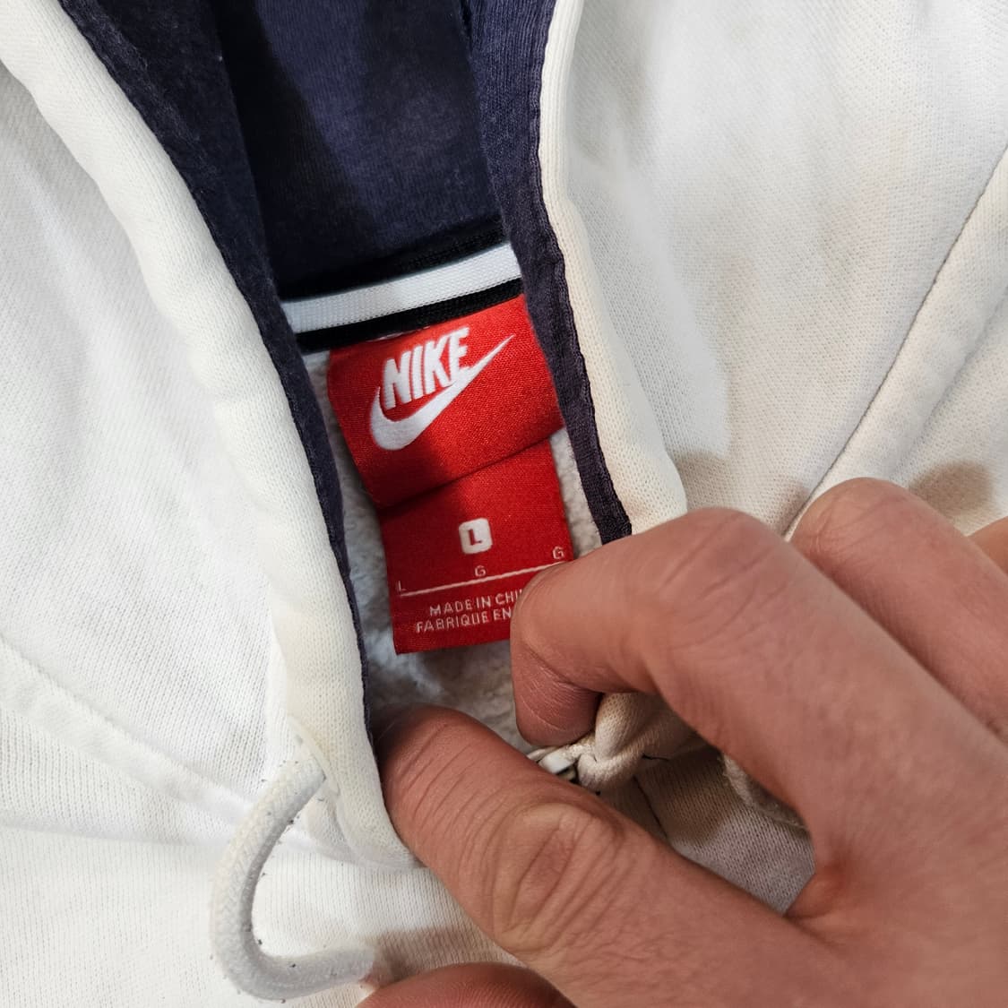 나이키(Nike) 올드스쿨 NSW 레터링 기모 후드집업 L size 상품이미지7