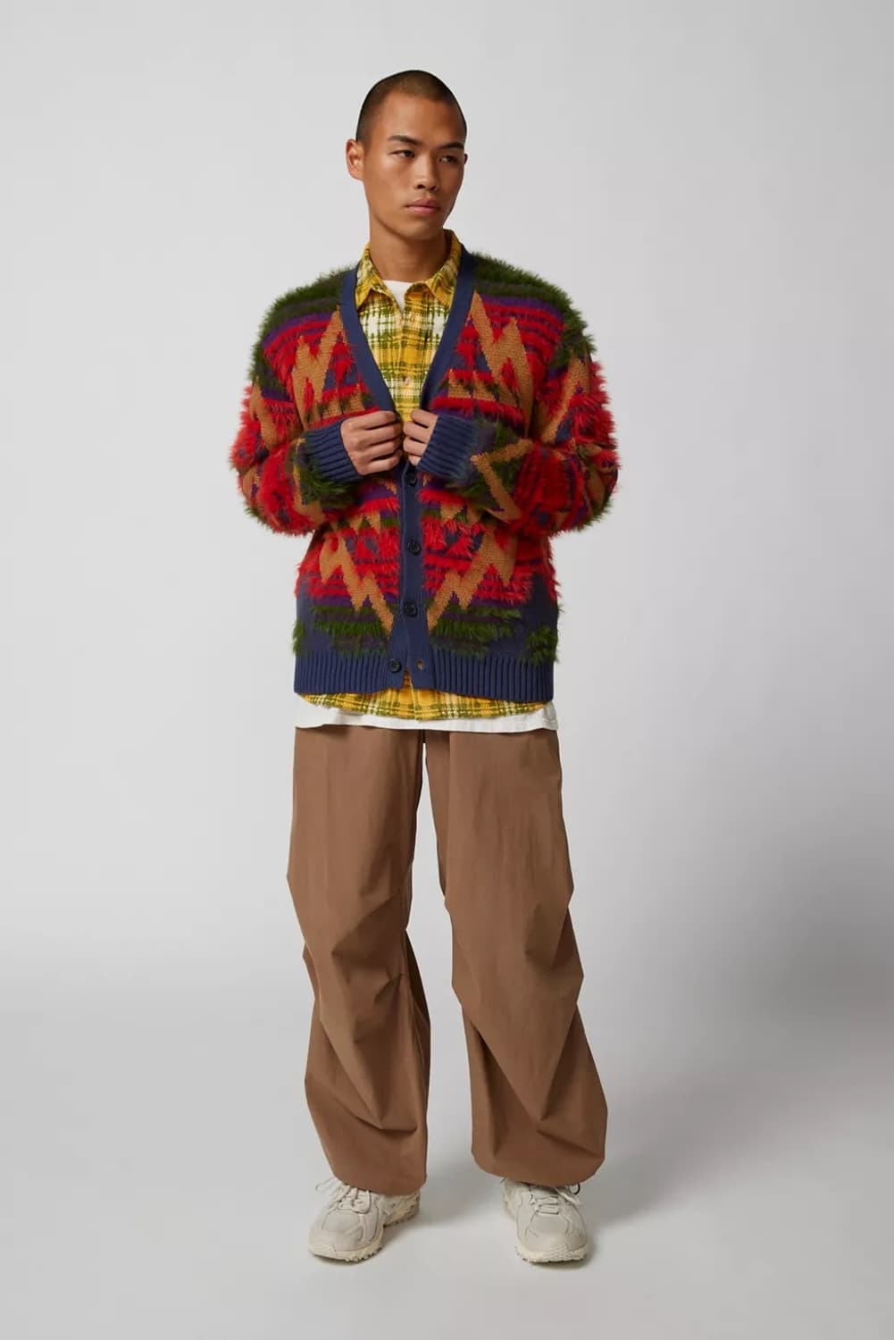 어반 아웃피터스 BDG 아메리칸 퍼 가디건 상품이미지1