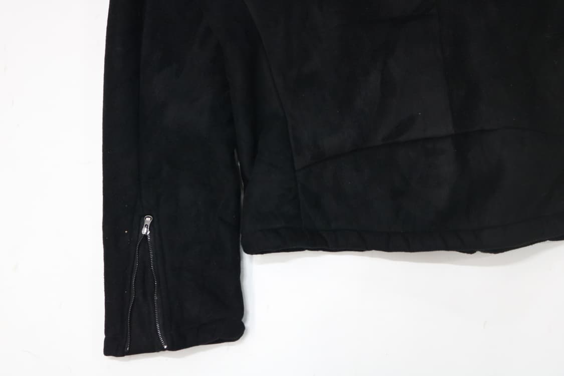 Xfrm 엑스폼 블랙 스웨이드 쉐르파 안감 라이더 자켓 (M) 상품이미지8