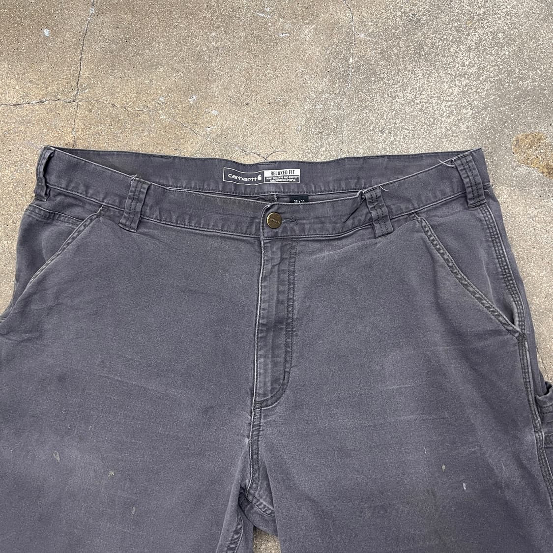칼하트 릴렉스핏 캔버스 워크 숏 상품이미지2