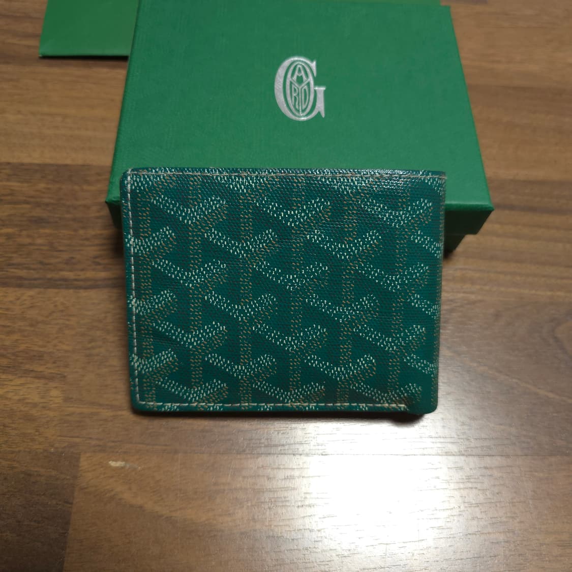 고야드 빅투아르 스페셜 컬러 그린 반지갑 상품이미지4