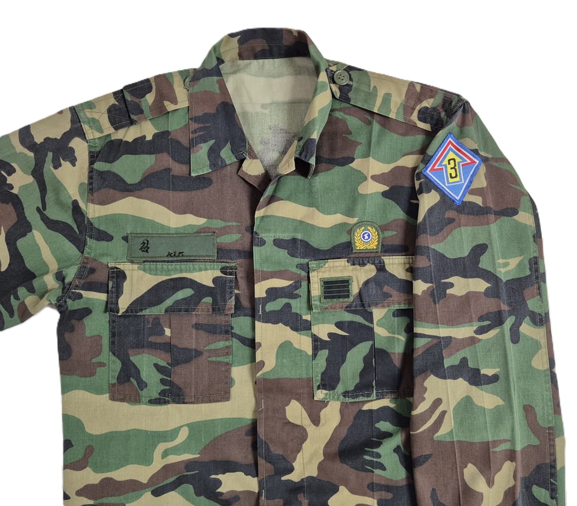 육군 구형 3기갑여단 병장 초기형 동계 전투복 상의 자켓 (L) 상품이미지7