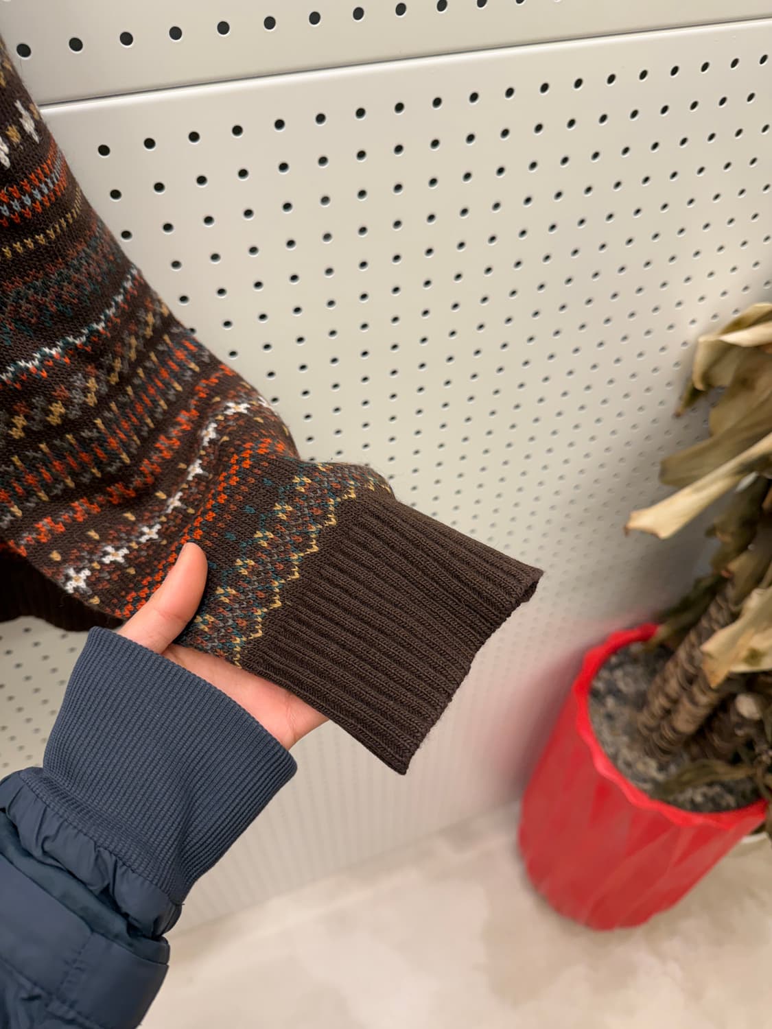 라코스테 패턴 스몰로고 니트 U566 상품이미지3