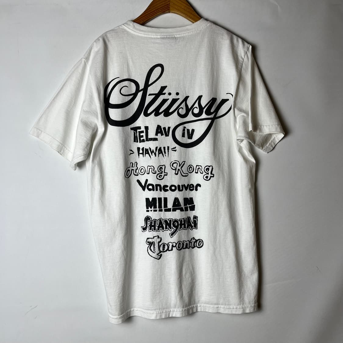 [Stussy] 스투시 월드투어 티셔츠 상품이미지2