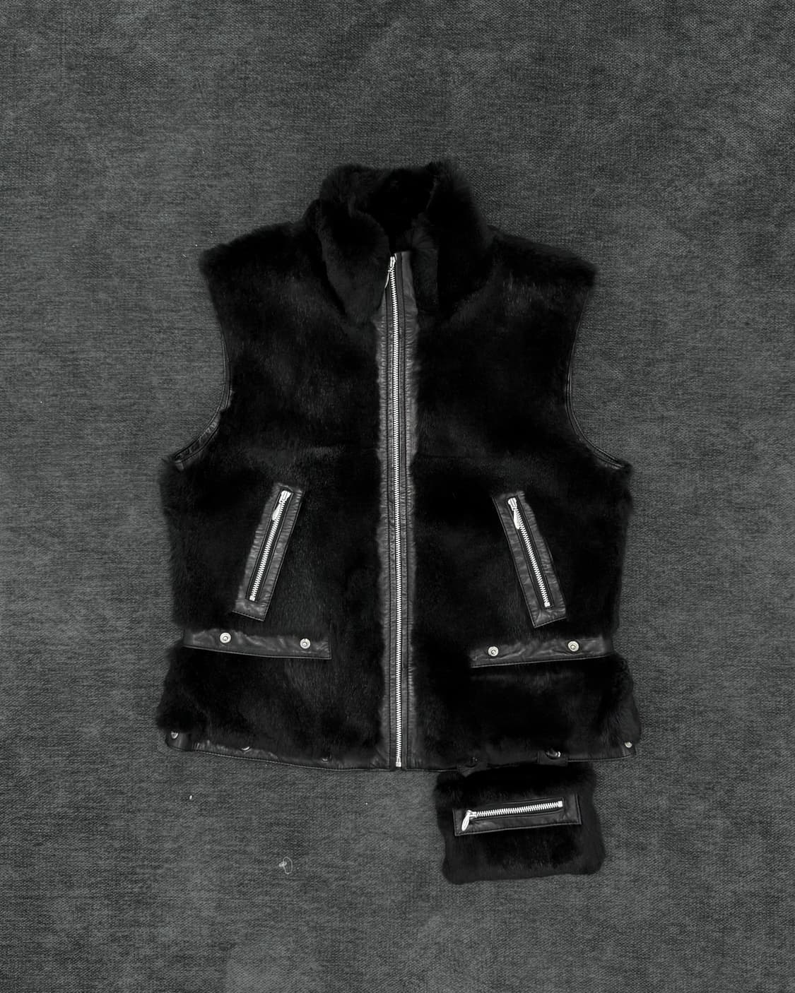 loritti 래빗 퍼 베스트 상품이미지1