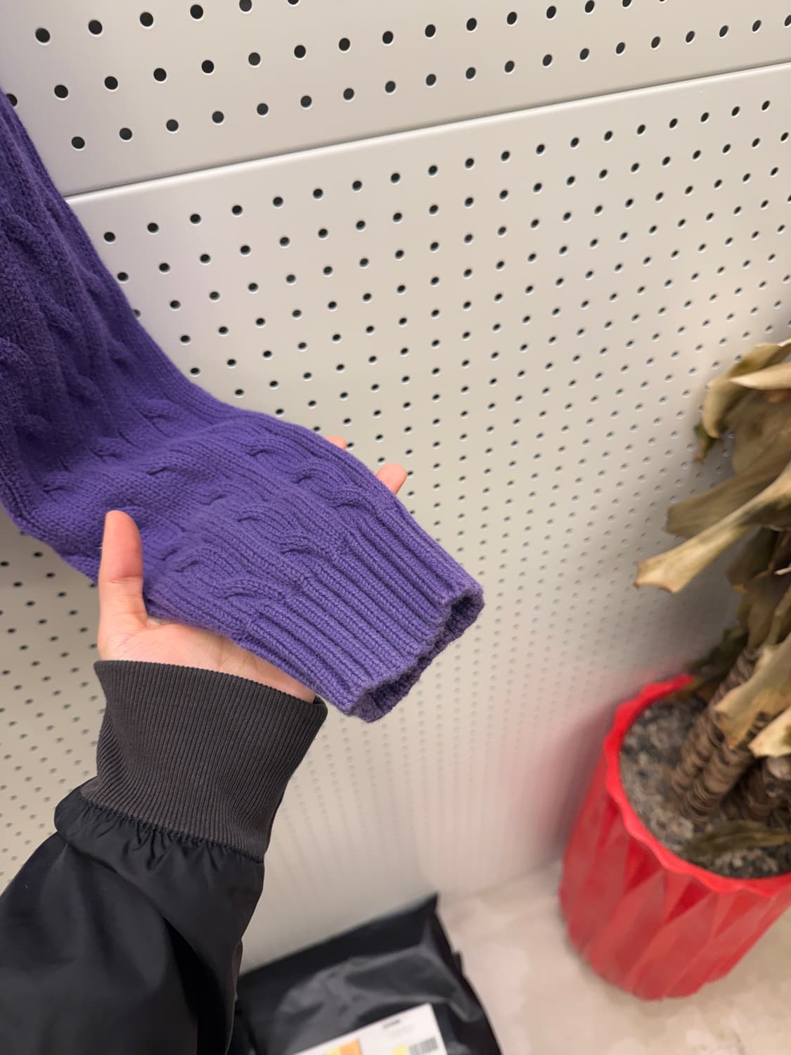 폴로 랄프로렌 케이블 퍼플 포니 니트 U338 상품이미지3