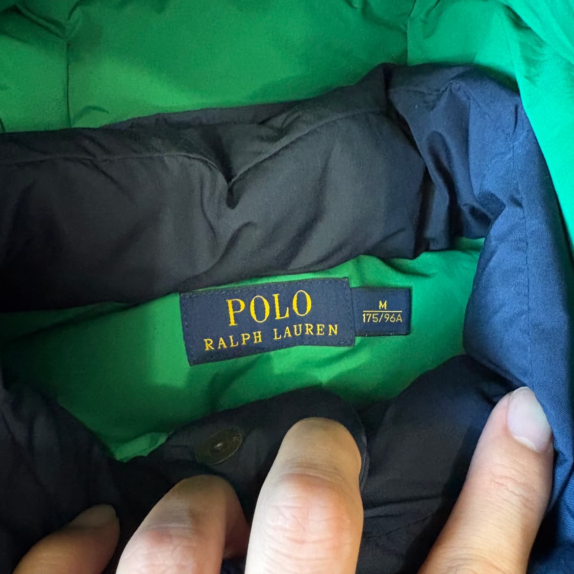 폴로 정품 네이비 덕다운 푸퍼 패딩 조끼 상품이미지8