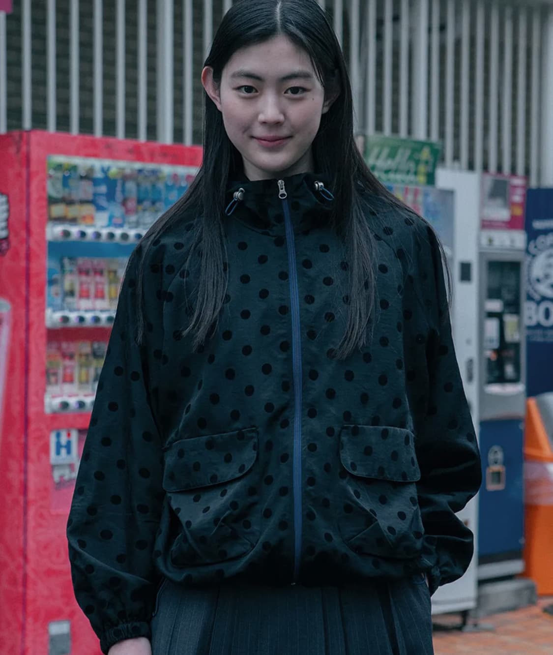 오헤시오 dot frill hooded windbreaker  상품이미지1