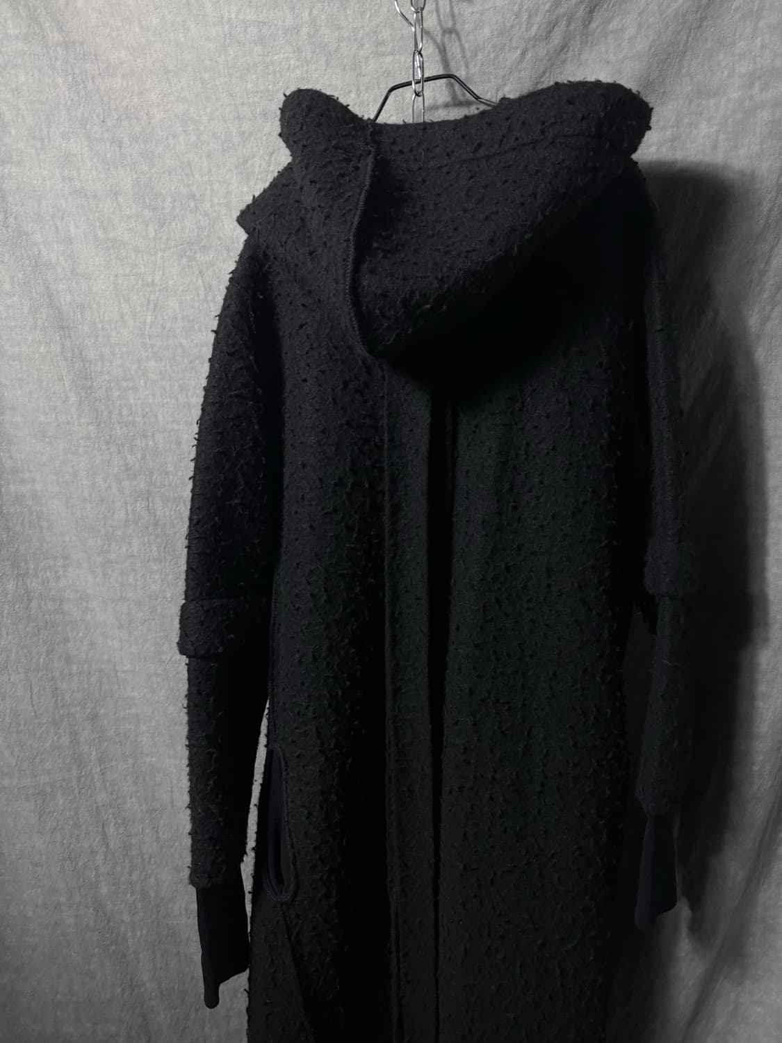 La Haine Inside Us Hooded Draped Coat   상품이미지8