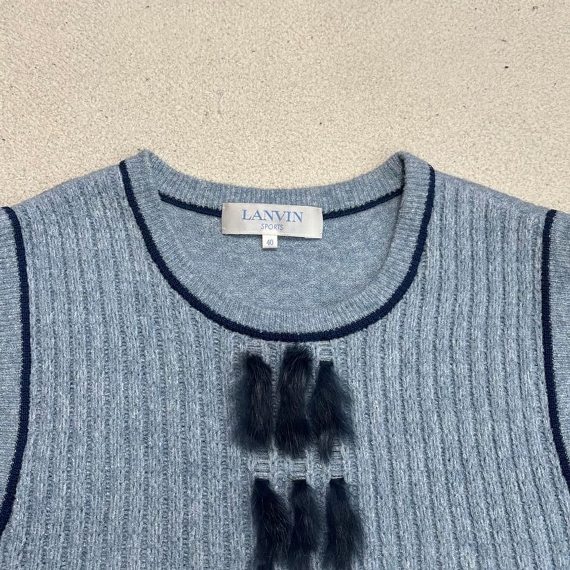 LANVIN 일본판 니트 베스트 40 상품이미지3
