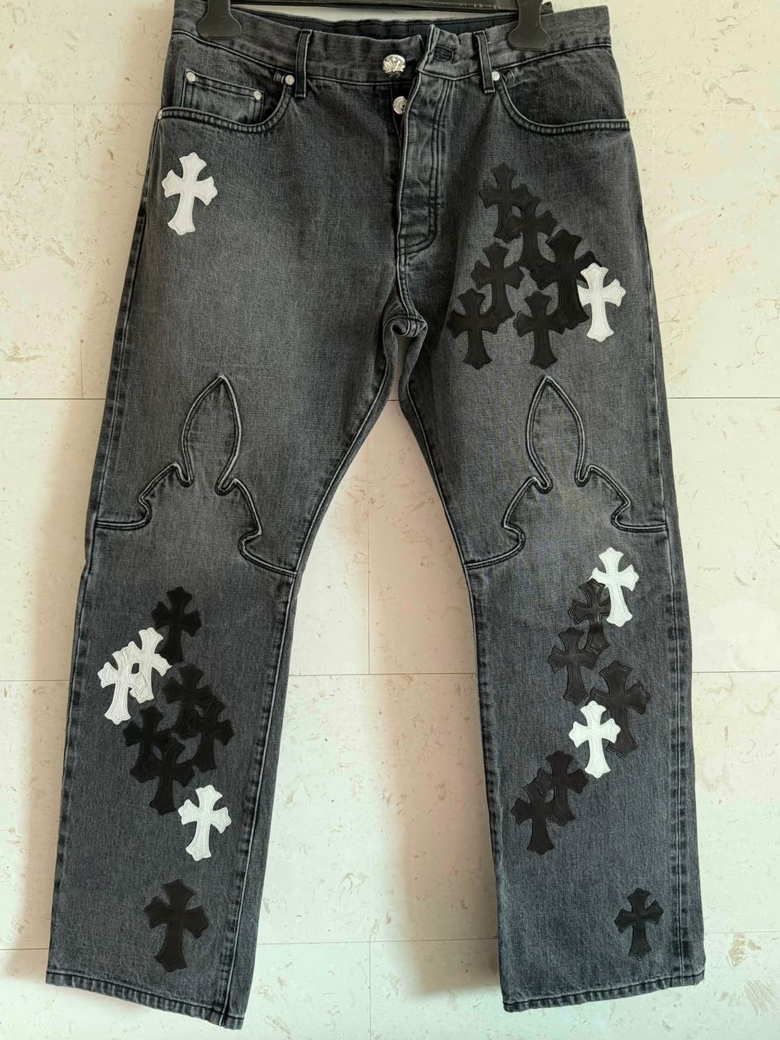 크롬하츠 보이스카웃 크로스패치 플레어 데님 36 상품이미지6