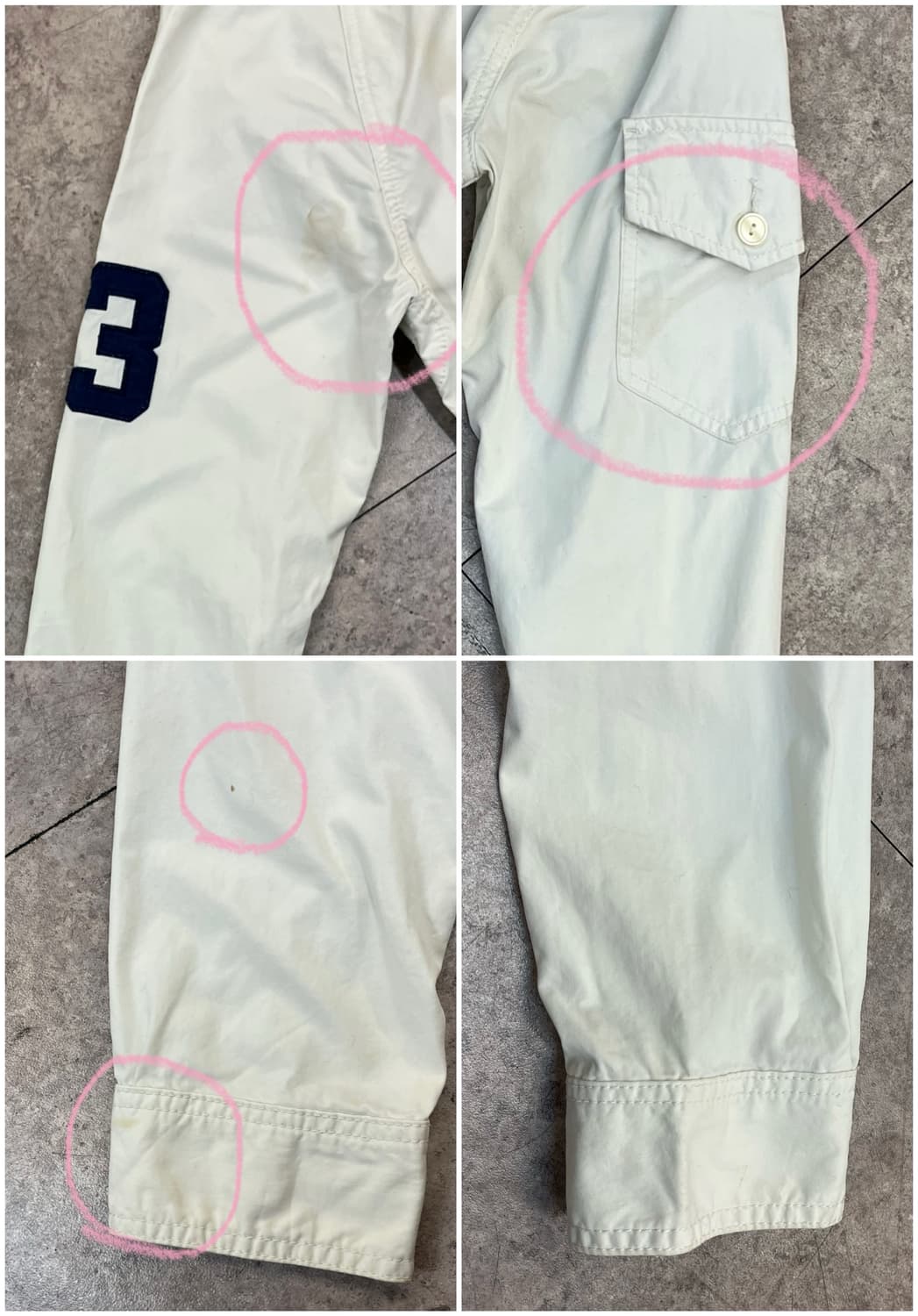 폴로 랄프로렌 빅포니 후드 자켓 화이트 L #csz2975 상품이미지6