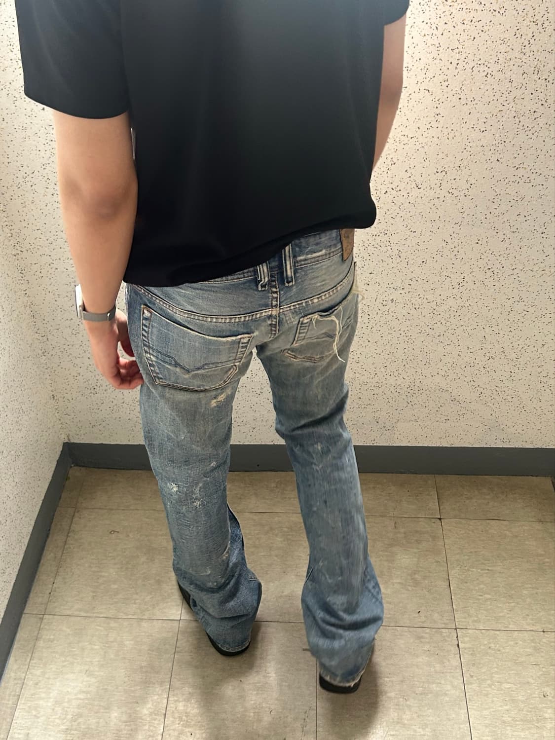 디젤 플레어 데님팬츠 상품이미지1