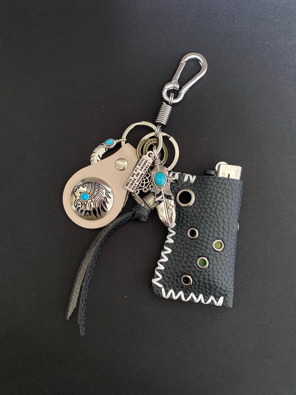 인디언 콘초 펀칭 케이스 키링 상품이미지2